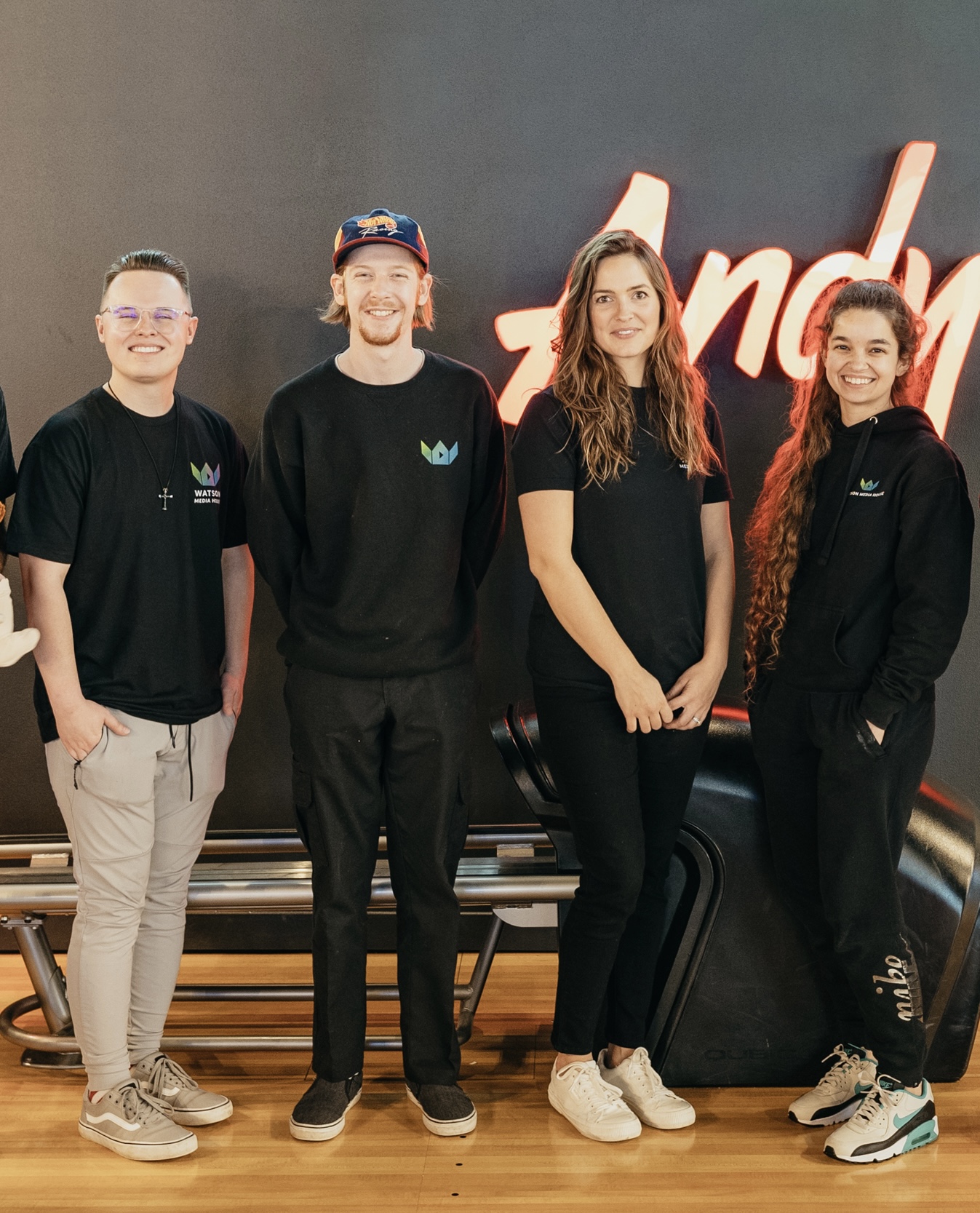 Members of the Watson Media House team