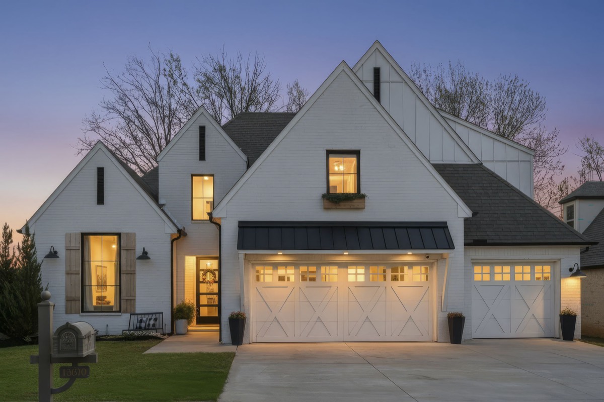 Luxury home at twilight