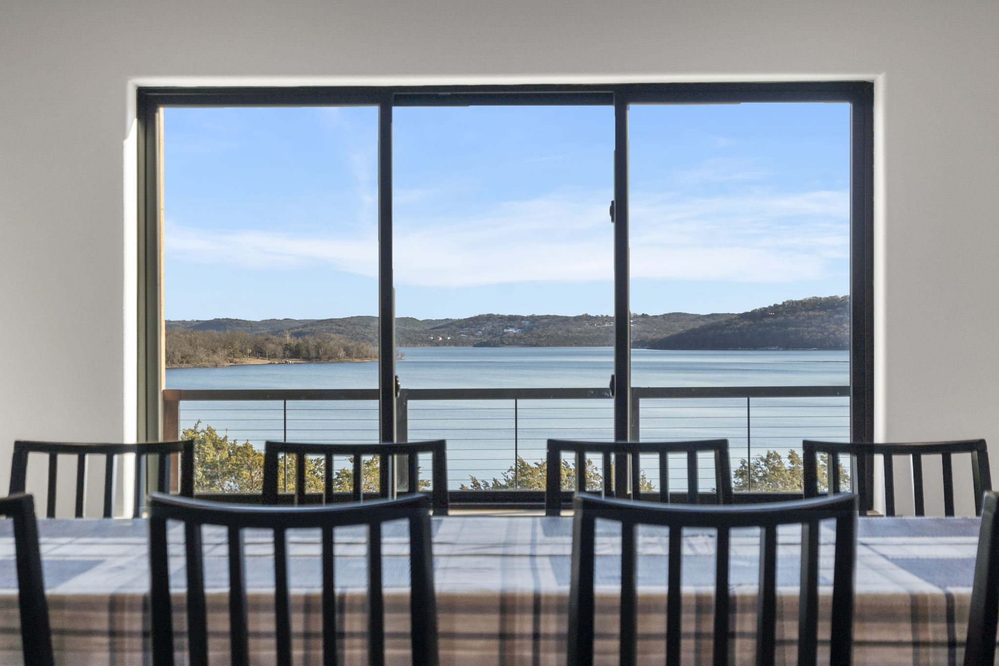 Lake view from a Branson listing